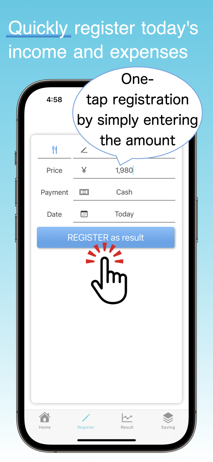 Money Tracker with Saving