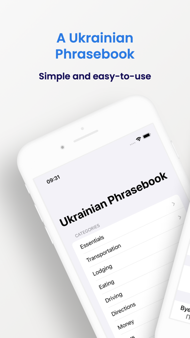 Ukrainian Phrasebook Screenshot