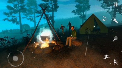 Scary Man Forest Survival Game Screenshot