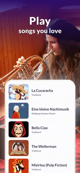 Game screenshot Trumpet Lessons - tonestro hack
