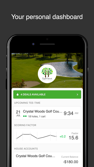 Screenshot #1 pour Crystal Woods Golf Club