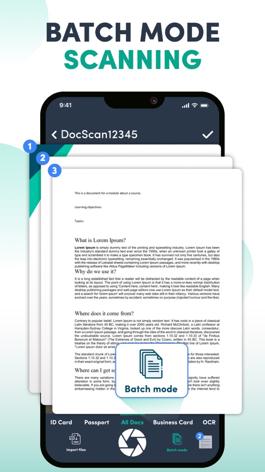 #2. Document & pdf scanner app (iOS) By: Dzine Media