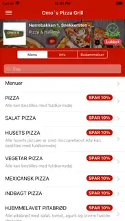 omo´s pizza grill iphone screenshot 1