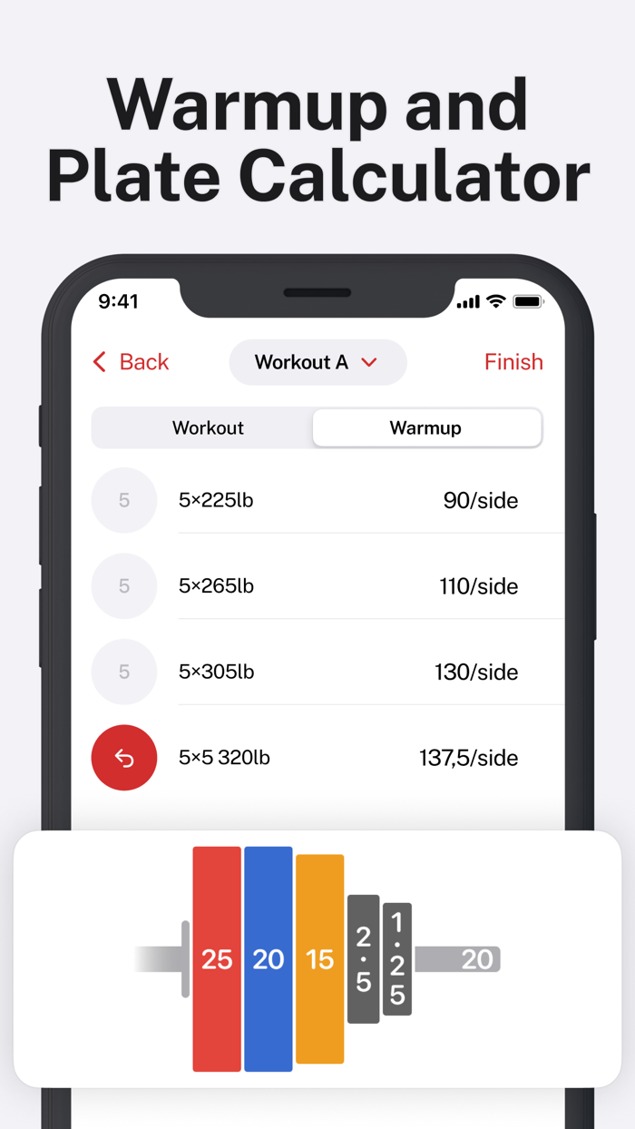 StrongLifts Weight Lifting Log