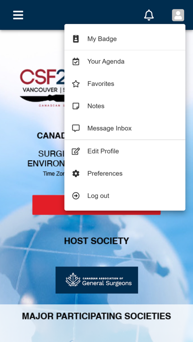 Canadian Surgery Forum Screenshot