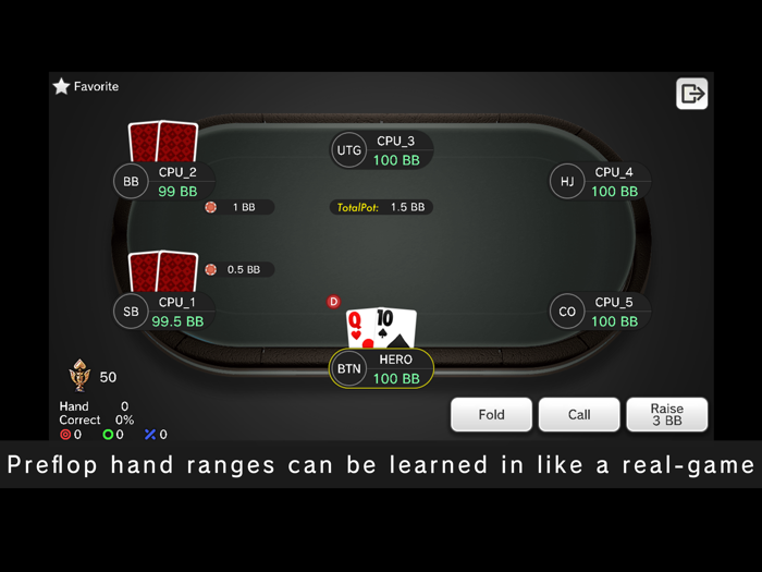 Poker Preflop Trainer PRO