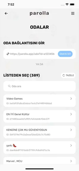 Game screenshot parolla - Kelime Oyunu apk