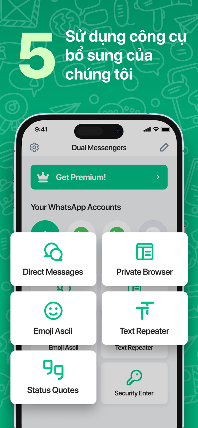 Dual Messenger WA Web