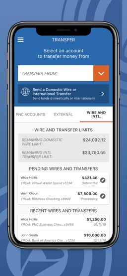 PNC Mobile Banking app screenshot
