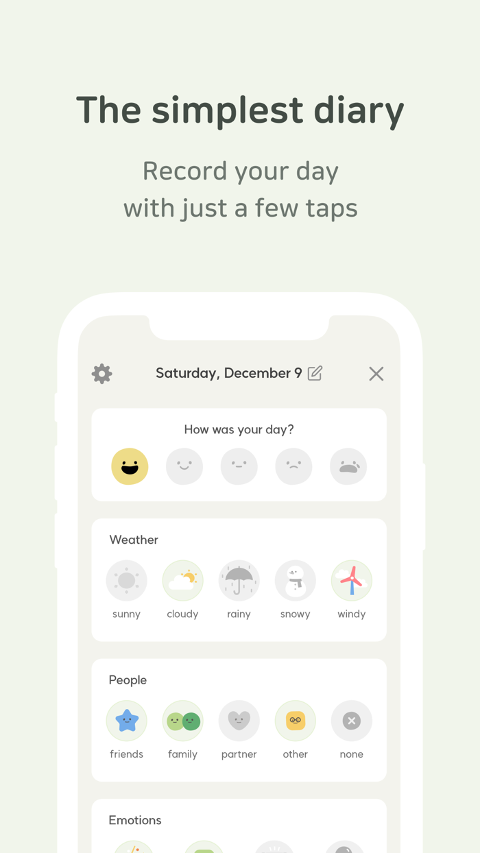 DailyBean - simplest journal