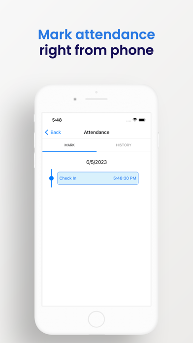 Galaxy Employee App Screenshot