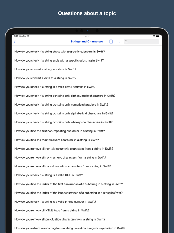 Screenshot #5 pour 2000 Swift interview questions