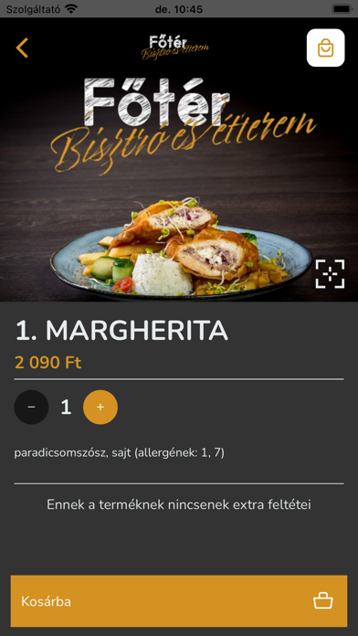Főtér Bisztró Pásztó Screenshot