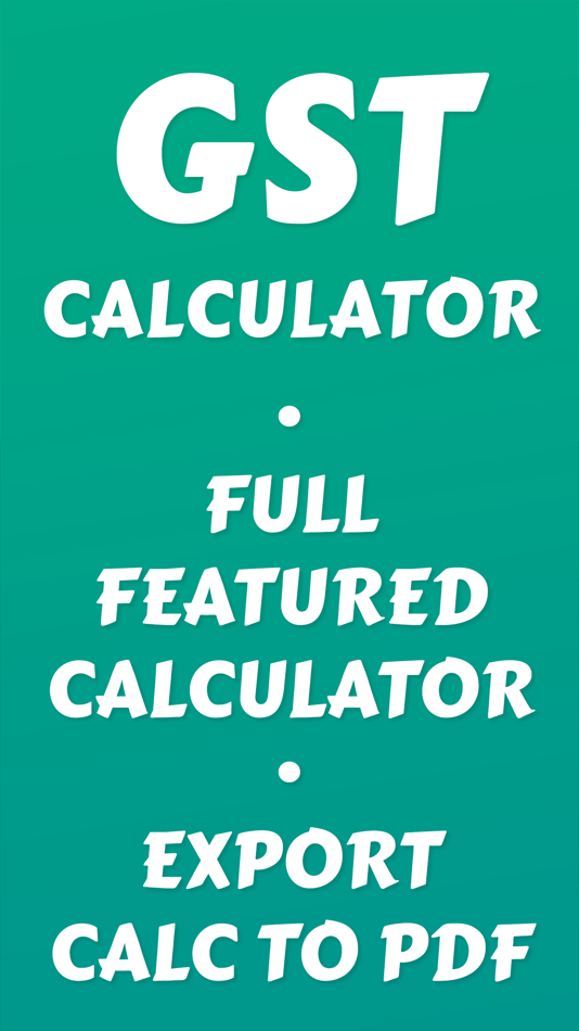 #1. GST Calc+ (iOS) 由: Fonts Apps