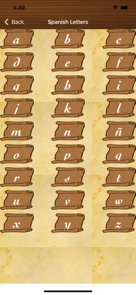 Game screenshot Spanish Alphabets Writing hack