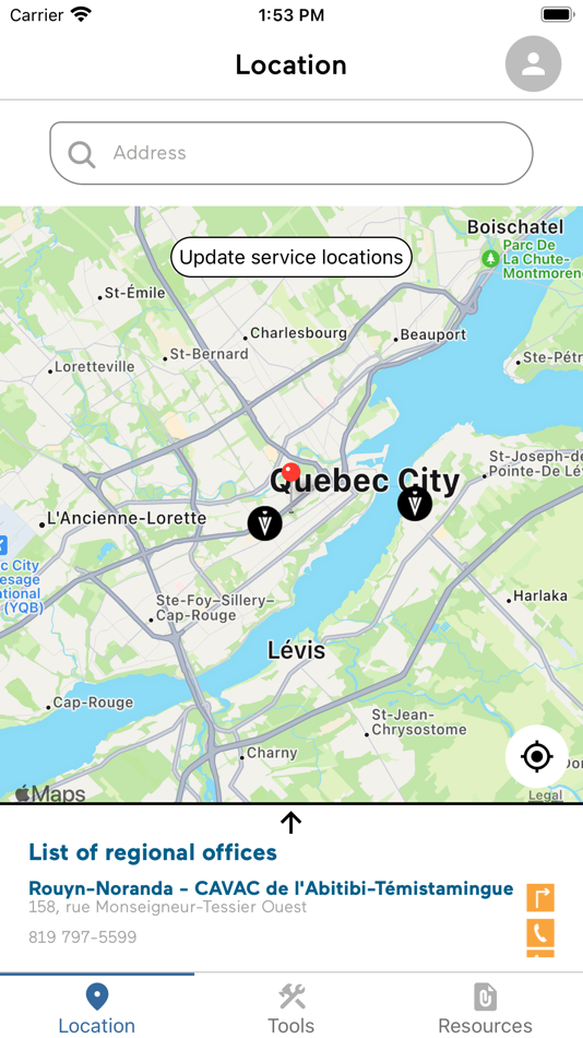 #2. CAVAC (iOS) 由: Centre d'Aide aux Victimes d'Actes Criminels de la Montérégie