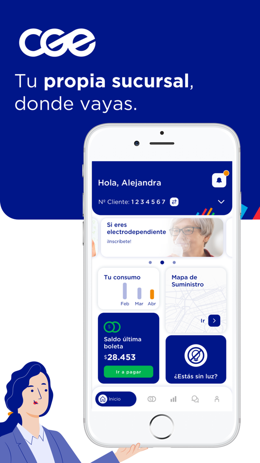 #1. CGE 1Click (iOS) 由: Compania General de Electricidad S.A
