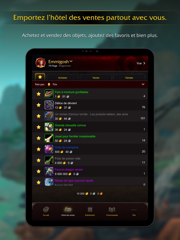 Screenshot #5 pour WoW Companion