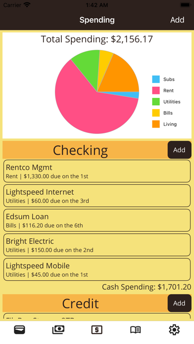 Lean Purse Calculator Screenshot