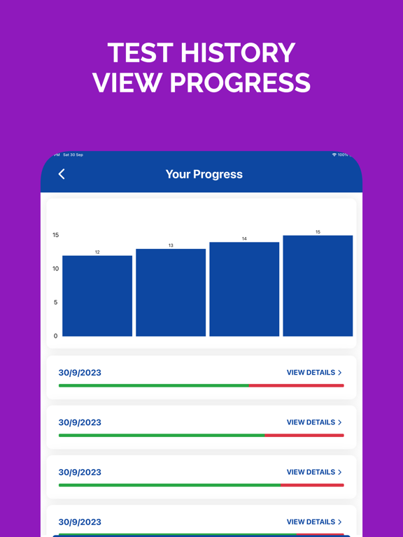 Maryland MD MDOT Permit Test iPad screenshot 5 - Education app