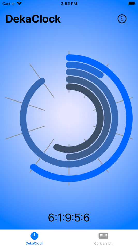 #1. DekaClock (iOS) 由: Carsten Traupe