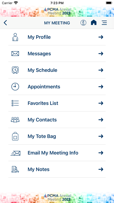 PCMA 2023 Annual Meeting Screenshot