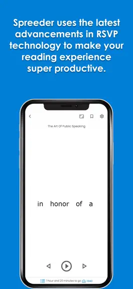 Game screenshot Spreeder - Speed Reading mod apk