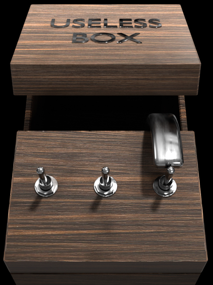 Useless box simulator
