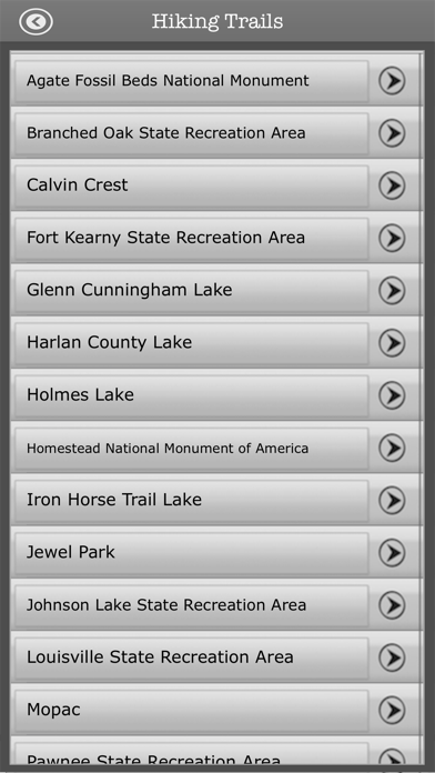 Nebraska - Camping & Trails Screenshot
