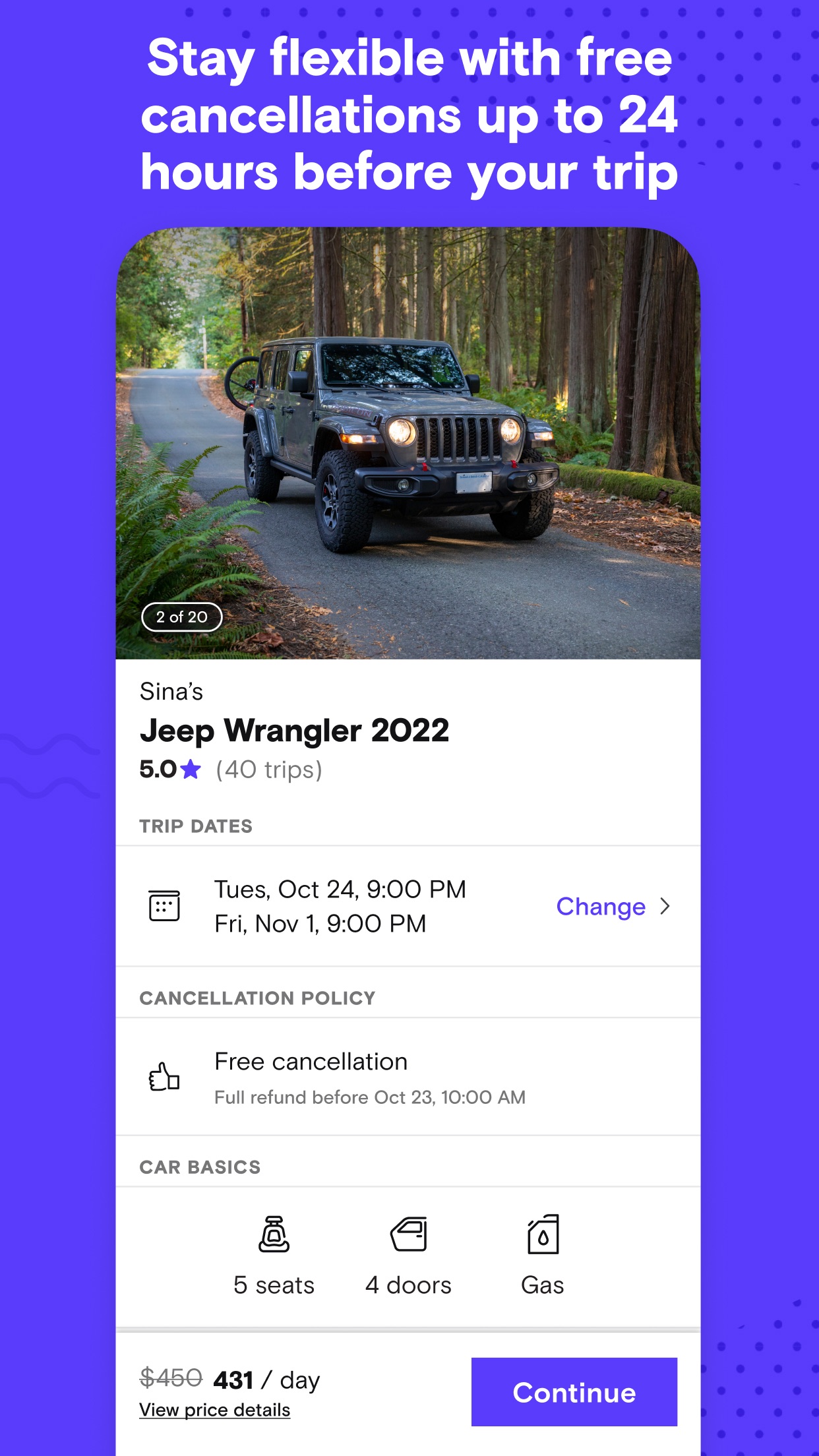 Turo — Car rental marketplace screenshot 3