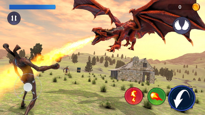 Pipe Head Attack VS Dragon Sim