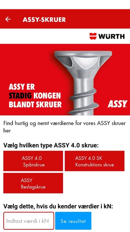 Würth anker beregning