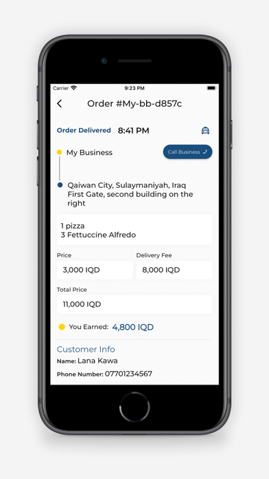 Screenshot 3 of To U Driver App