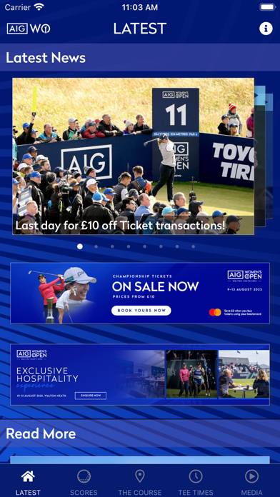 AIG Women's Open Screenshot