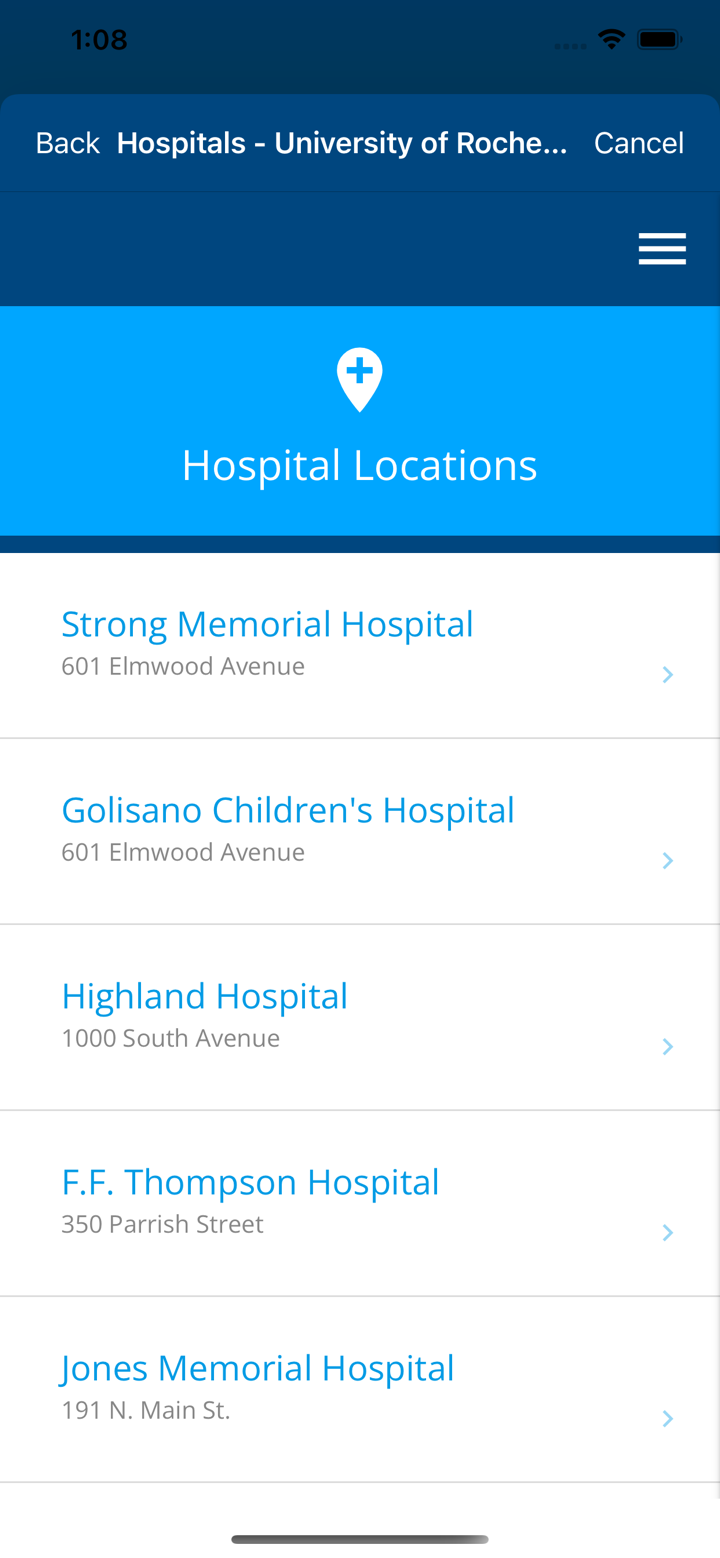 MyURMedicine screenshot 2