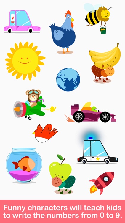 Tracing numbers for preschool