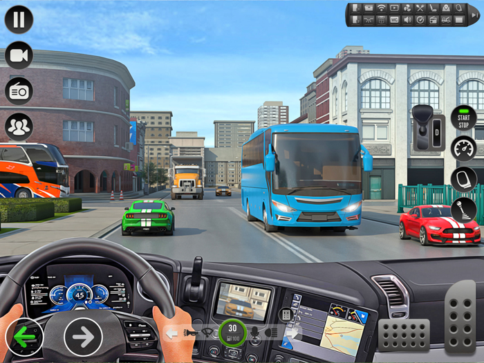 1 bus driving sim games pro 