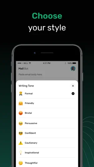 e-mail client screenshot 4