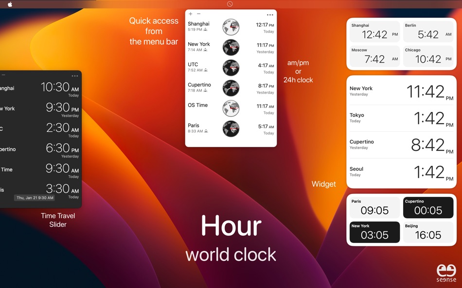 Hour - World Clock - 3.9.1 - (macOS)