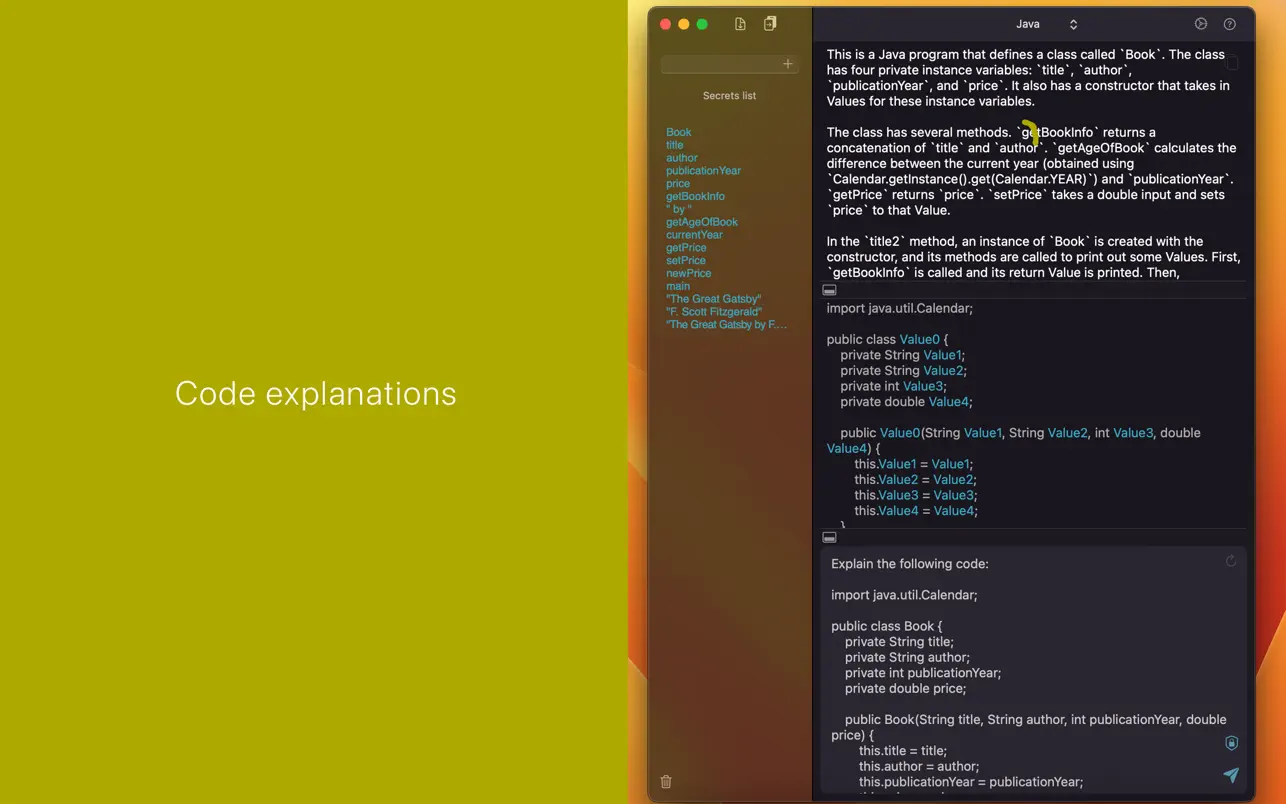 #4. ObfusCat: AI Code Assistant (macOS) От: Pavlo Shyrinskykh