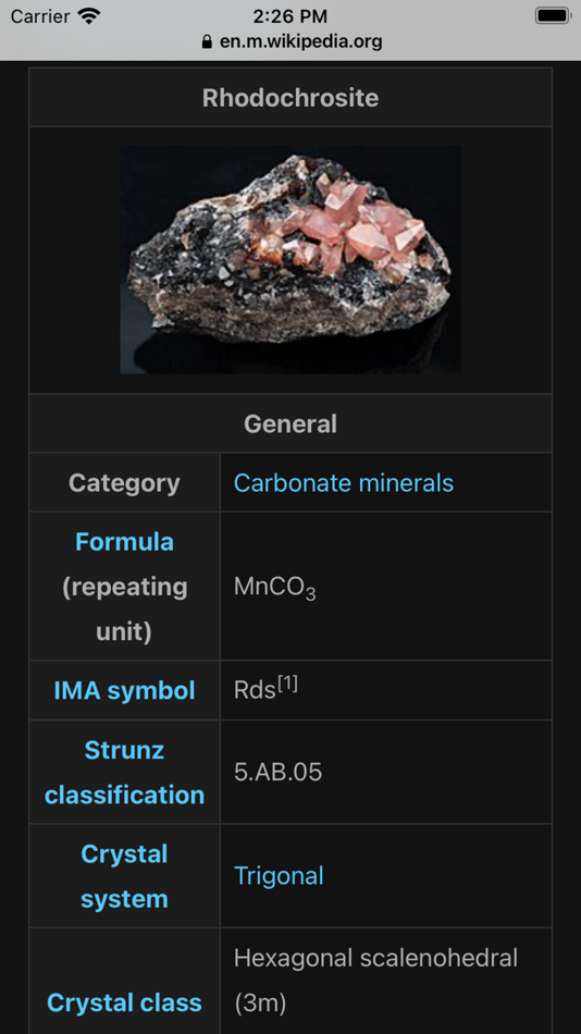 #3. Mineral Identifier: Crystal ID (iOS) 由: Ivan Frolov