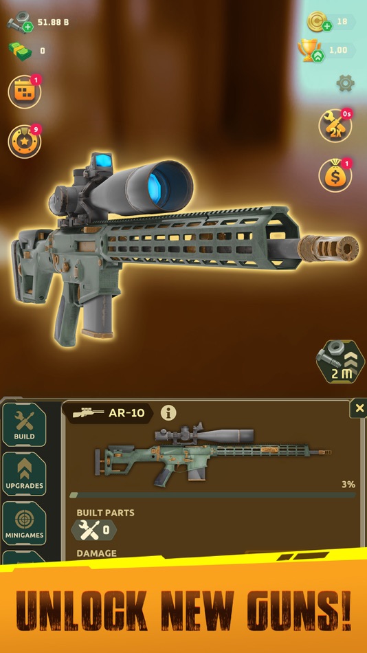 #5. Idle Guns: Weapons & Zombies (iOS) 来自: By Aliens L.L.C - F.Z
