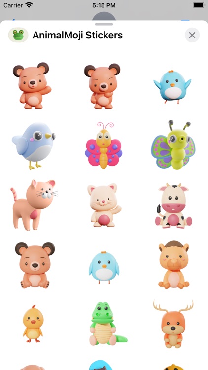 Cute Animal - Stickers screenshot-3