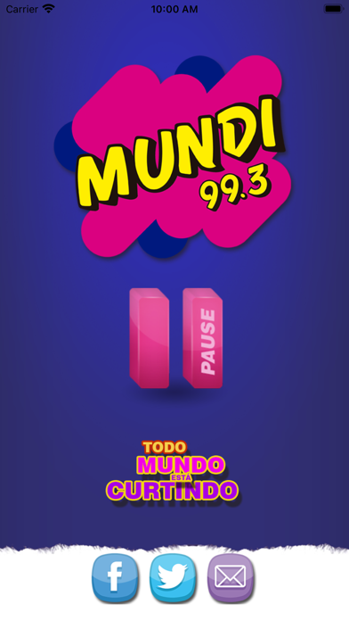 Rádio Mundi 99.3 FM Screenshot