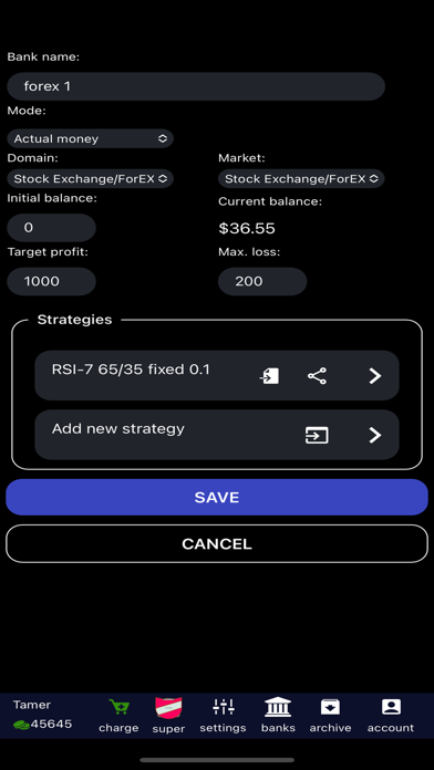 BLACKBOT - financial markets Screenshot