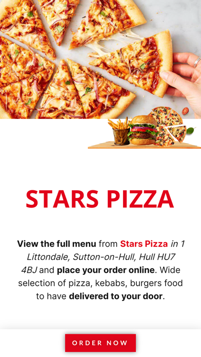 Stars Pizza Sutton Screenshot