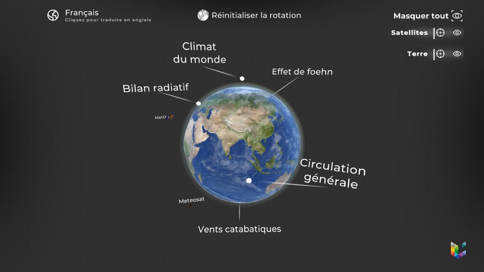 #1. Climato3D (iOS) Podle: Michael Schyns