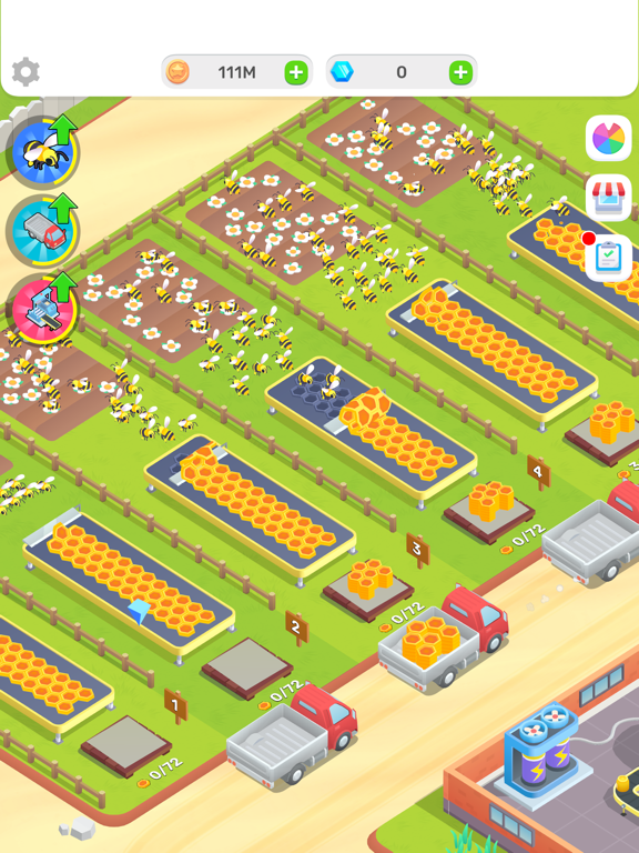 Screenshot #5 pour Bee Farm: Idle Tycoon