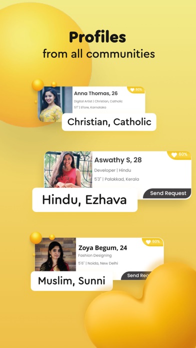 WeddingVia Matrimony Screenshot