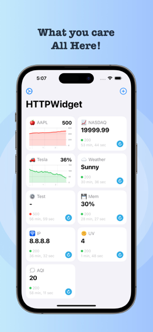 ‎HTTPWidget Screenshot